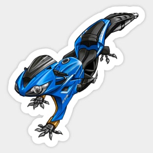 Triumph Daytona Gecko Blue Sticker